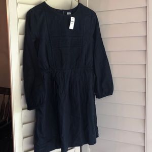 Navy GAP long sleeved cotton dress Girls XL
